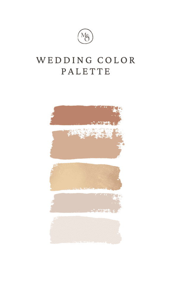 choosing your wedding colors to go with your wedding style